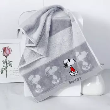 MINISO Полотенца Snoopy коричневые, синие