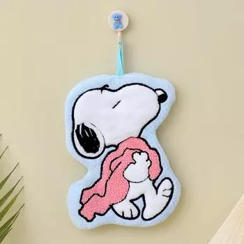 MINISO Полотенце Snoopy розово-желтое