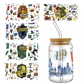 Miniso Переводные наклейки 3D UV DTF для декорирования