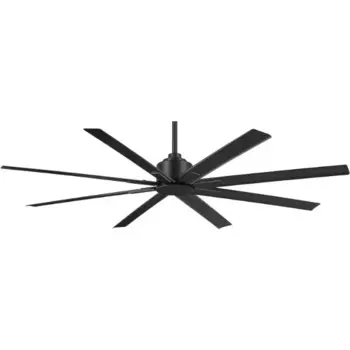 Minka-Aire F896-65-CL Xtreme H2O 65 дюймов наружный потолочный вентилятор с двигателем постоянного тока с угольной отделкой