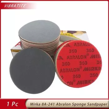 Mirka Abralon 6 дюймовый шлифовальный диск 8A-241 180-4000 зернистость