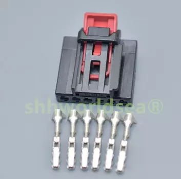 Мировой Золотой 6-контактный 1S0972706 автомобильный регулятор сиденья, розетка проводки, автомобильный хвост, жгут проводов, незапечатанный разъем 1S0 972 706