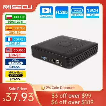 MISECU MI-1016K 16-канальный сетевой видеорегистратор