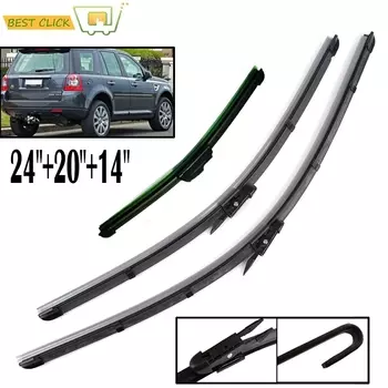 Misima 24 "20" 14 "торки стеклоочистителя для Land Rover Freelander 2 2006-2014 спереди и сзади 2013 2012 2011 2010 2009 2008 2007