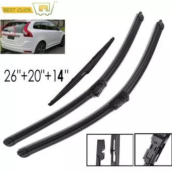 Misima 26 "20" 14 "лобовое стекло, переднее и заднее стекло, щетки стеклоочистителя для Volvo XC60 T6 D5 AWD 2012 2013 2014 2015 2016 2017