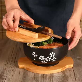 Керамическая миска для рисовой лапши