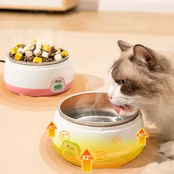 Миска для воды для кошек с постоянным температурным подогревом, кормушка, поилка для домашних животных, теплые зимние миски для домашних животных, миска для котят, миски для собак