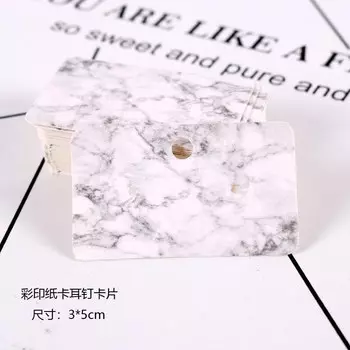 MISSDEAR Бумажные карты для сережек 50 шт