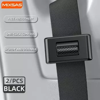 MIXSAS Recommen автомобильный ремень безопасности ограничитель зажима 1/2 шт. держатель ремня безопасности портативный противоскользящий крепежный зажим безопасности для всех автомобилей