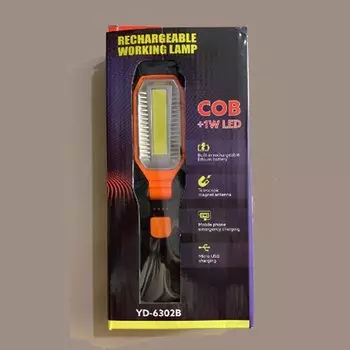 mixxar портативный прожектор COB светодиодный оранжевый/черный