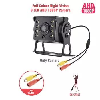 MJDOUD ° AHD 1080P Автомобильная камера заднего вида для монитора грузовика, упаковка, простая установка, 12-24 В, автобус, камера ночного видения, камера заднего вида