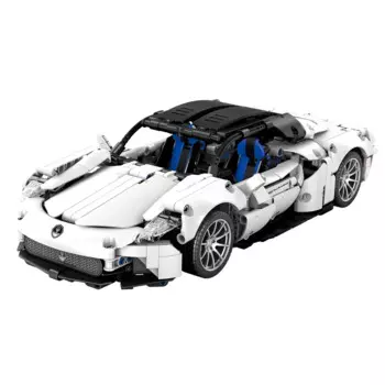 MJI 8611 MOC Супер Скоростной спортивный автомобиль гоночного типа 1269 шт. маленькие частицы Головоломка Набор строительных блоков Детские развивающие игрушки игрушка