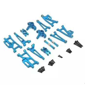 MJX 14210 14209 1/14 Радиоуправляемые автомобили Радиоуправляемые грузовики Модернизированные детали Металлический алюминиевый сплав Амортизирующий кронштейн/поворотные рычаги/рулевая чашка