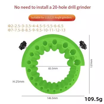 Многоцелевая шлифовальная точилка для сверл, полировальный шлифовальный инструмент, детали инструментов с питанием, применимая угловая шлифовальная машина