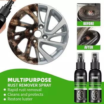 Многоцелевой спрей для удаления ржавчины, средство для удаления ржавчины с металлических поверхностей, спрей из железа, средство для удаления ржавчины в машине, 30 мл