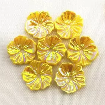 Многоцветные кабошоны из смолы Ywbeads 50 шт