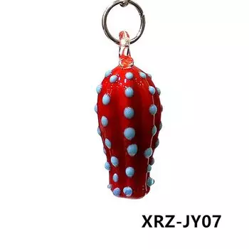 Многоцветный стеклянный кулон кактус JSSMTLP