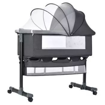 Многофункциональная детская люлька со съемной боковой кроваткой со складной кроваткой детская игровая кровать с подгузником с роликом