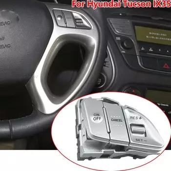 Многофункциональная кнопка на руль для Hyundai IX35 Tucson 2011-2015, кнопка регулировки громкости, кнопки фиксированной скорости, круиз-кнопки
