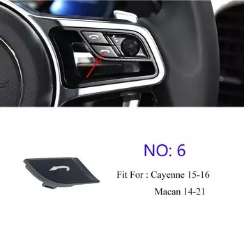 Многофункциональная кнопка на руле ESIRSUN, регулировка громкости, кнопка переключения телефона для Porsche 2015-16 Cayenne 2014-21 Macan