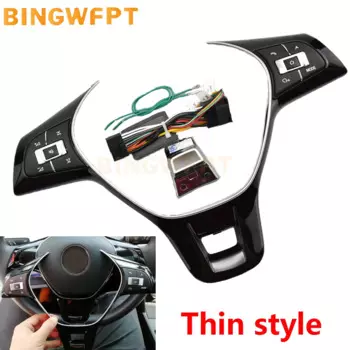 Многофункциональная кнопка управления на руль, кнопка регулировки громкости, кнопка переключения звука для VW, для Volkswagen MK6, Golf 7, Jetta, Polo