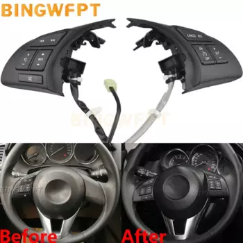 Многофункциональная кнопка управления рулевым колесом, круиз-контроль, звуковой регулятор громкости для Mazda 6 GJ Atenza Mazda 3 BM Axela