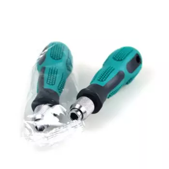 Многофункциональная отвертка с храповым механизмом 6,35 мм, 1/4 дюйма, шестигранный хвостовик, нескользящая, удобная ручка, для