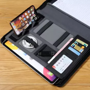 Многофункциональная папка A4 manager для документов с молнией, складная подставка для мобильного телефона/планшета