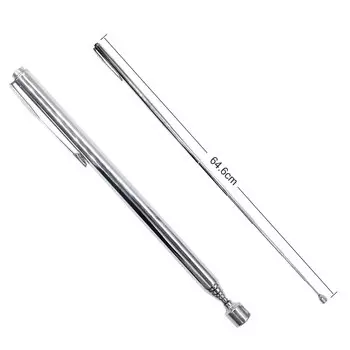Многофункциональная портативная телескопическая магнитная ручка, удобная светодиодный ным инструментом для поднятия болтов и гаек