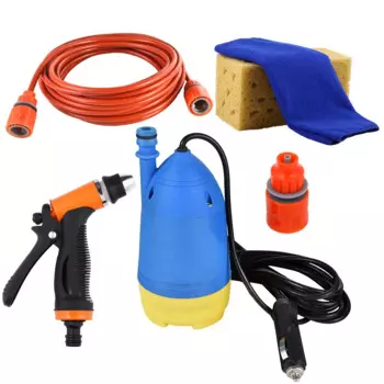 Многофункциональная самовсасывающая электрическая Автомойка высокого давления, 12 В с насосом