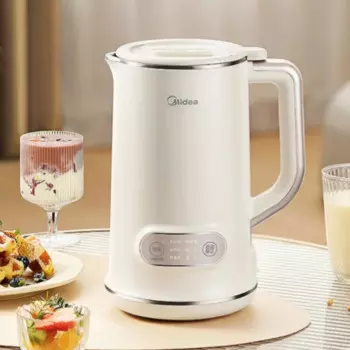 Многофункциональная соковыжималка Midea 1 л для соевого молока, автоматическая соковыжималка без фильтра для домашнего использования на 1-3 человека, 220 В