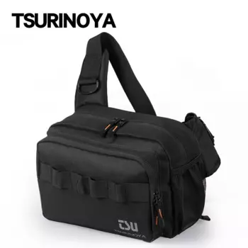 Многофункциональная сумка TSURINOYA для рыболовных снастей, уличная сумка на плечо и набедренная Сумочка, вместительный спортивный мешок для хранения с защитой от брызг