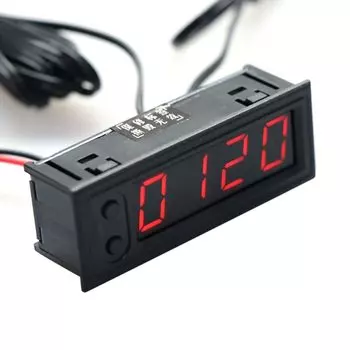 Многофункциональные часы OOTDTY для автомобиля DC 12V