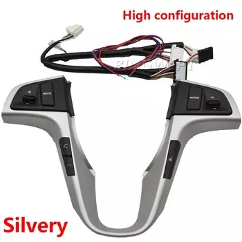 Многофункциональные кнопки на рулевое колесо, переключатель управления громкостью аудио и музыкой, Синяя подсветка с Bluetooth для Hyundai VERNA SOLARIS