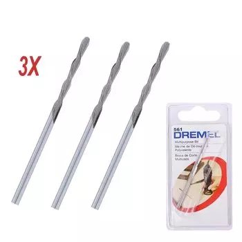 Многофункциональные сверла Dremel 561, спиральные режущие сверла для дерева, пластика, стекловолокна, гипса, картона, вращающиеся инструменты, аксессуары