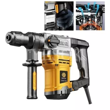 Многофункциональный электрический молоток промышленного класса, мощный электрический кирок, бетонолом, роторный молоток. 4000 раз/мин.