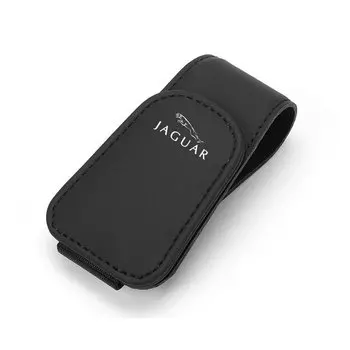 Многофункциональный автомобильный солнцезащитный козырек, кожаный зажим для очков, аксессуары для Jaguar XE XF XJ F-Type F-Pace XKR XEL XFL S F