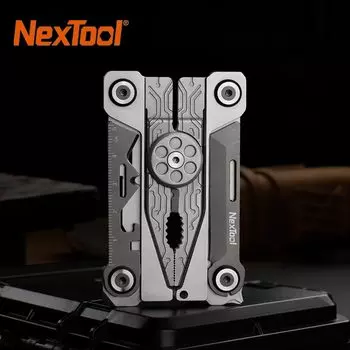 Многофункциональный мини-инструмент 14 в 1 для повседневного использования Nextool, уличный Портативный отвертка, гаечный ключ, плоскогубцы, нож, полевая переноска, отправка, сумка для хранения