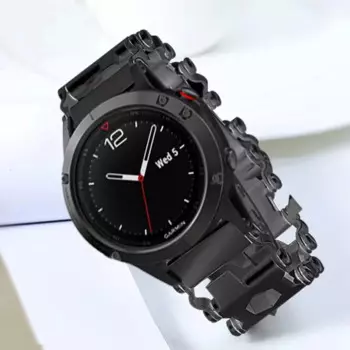 Многофункциональный металлический ремешок 22 мм для Samsung Galaxy Watch 3 45 мм/Huawei Watch 3/GT5/4 46 мм, все необходимое для улицы для Amazfit GTR47 мм