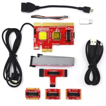 Многофункциональный ноутбук KQCPET6 V8 и настольный ПК, универсальный пост диагностическая карта испытаний отладки, поддержка PCI,PCI-E,LPC,Mini,mSATA