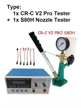 Многофункциональный тест форсунок Common Rail CR C для дизельного топлива S60H S80h Тестер форсунок для форсунок Валидатор Диагностический ремонтный набор инструментов