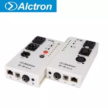 Многофункциональный тестер аудиокабелей Alctron CT-8 RJ45 TRS XLR BNC DMX 5-контактный тестер сетевого кабеля DIM Интеллектуальный тестер кабеля