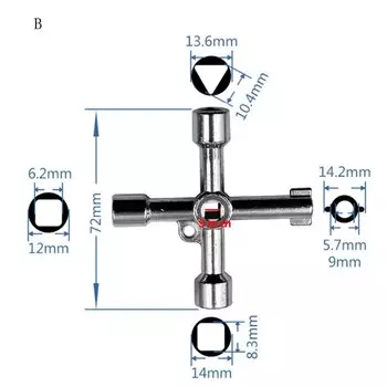 Многофункциональный торцевой ключ LUHUICHANG из нержавеющей стали