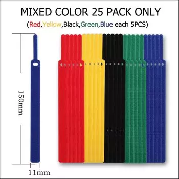 Многоразовые кабельные стяжки Really, 25 шт.