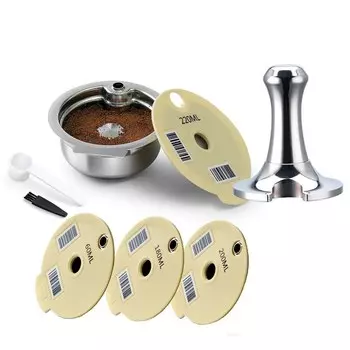 Многоразовые капсулы для кофе RECAFIMIL из нержавеющей стали для Bosch Tassimo