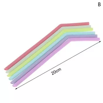 Многоразовые силиконовые соломинки BIGHSM