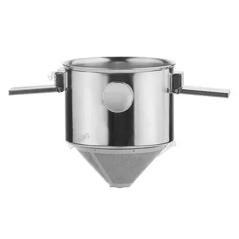 Многоразовый складной фильтр для кофе из нержавеющей стали isfriday
