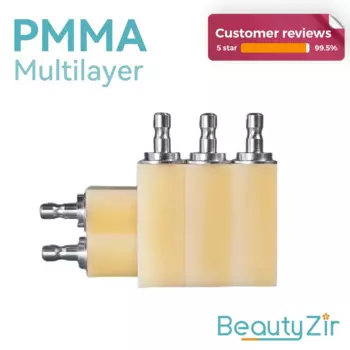 Многослойный PMMA 5 шт. Sirona 40/19 мм фотоблок 20 цветов Временная Корона мост