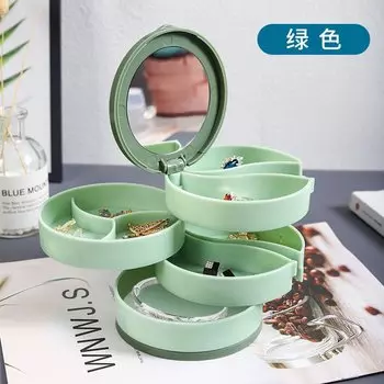 Многоуровневая шкатулка для украшений TREACHI красная