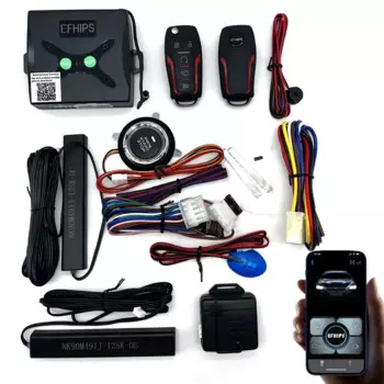 Приложение для телефона, удаленный запуск двигателя, автомобильная сигнализация, кнопка запуска и остановки для запуска системы зажигания, центральная блокировка, вход без ключа для автомобиля